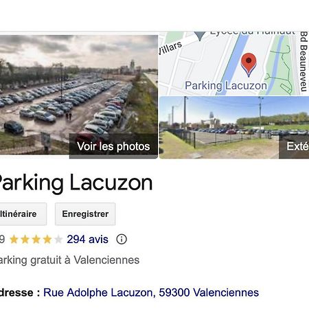 Apt Des Artistes, 3 Min A Pied Gare Et Centre Valenciennes Zewnętrze zdjęcie